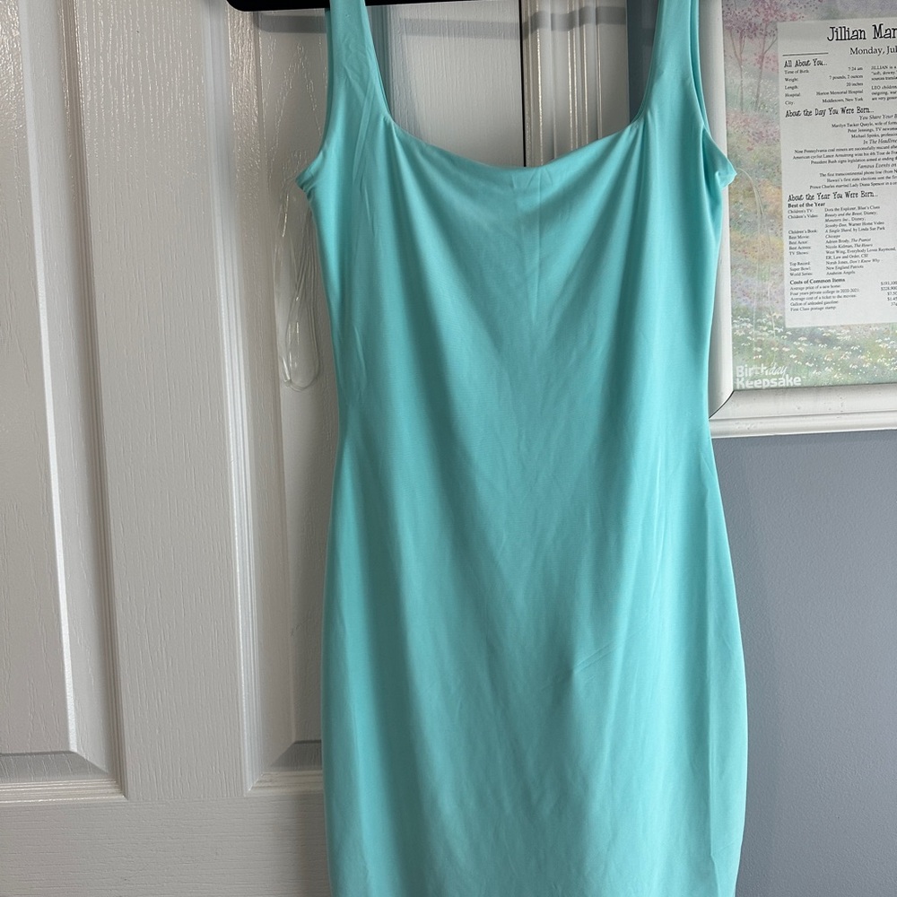 Fashion Nova Turquoise Dress